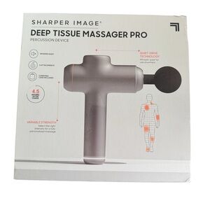 SHARPER IMAGE® DEEP TISSUE MASSAGER PRO
PERCUSSION DEVICE